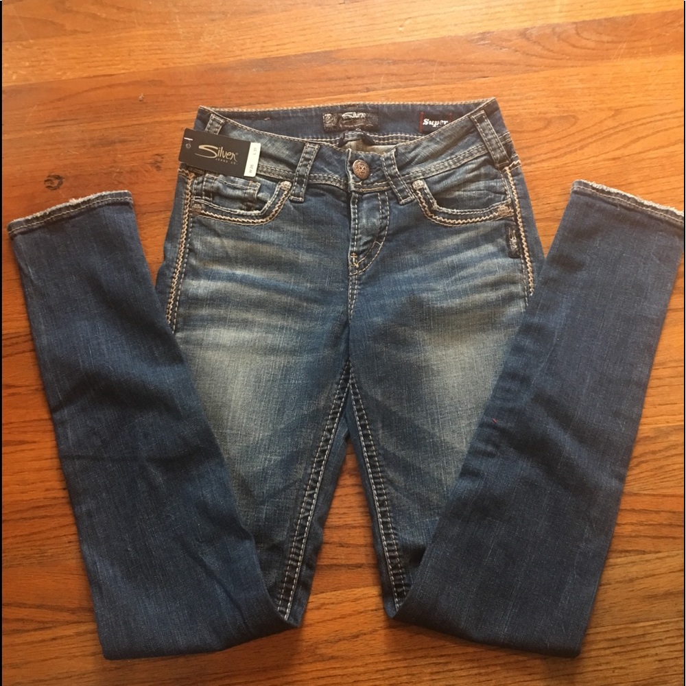 Silver Suki Mid Rise Jeans 26/31